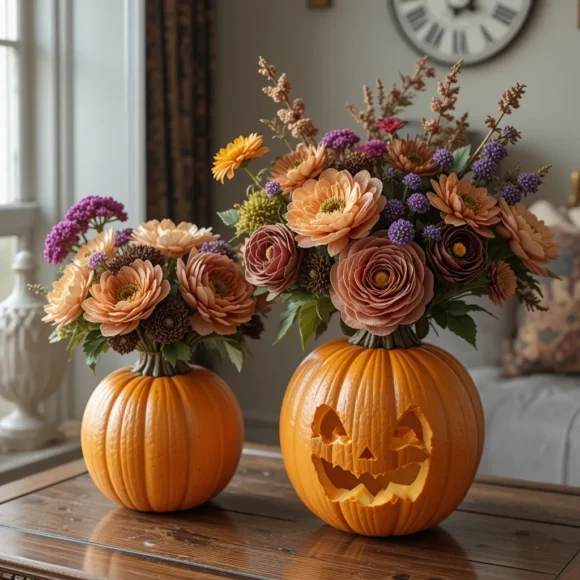 Pumpkin Vase Arrangement