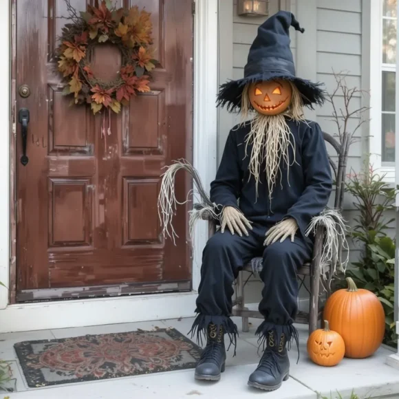 Scarecrow with a Dark Twist