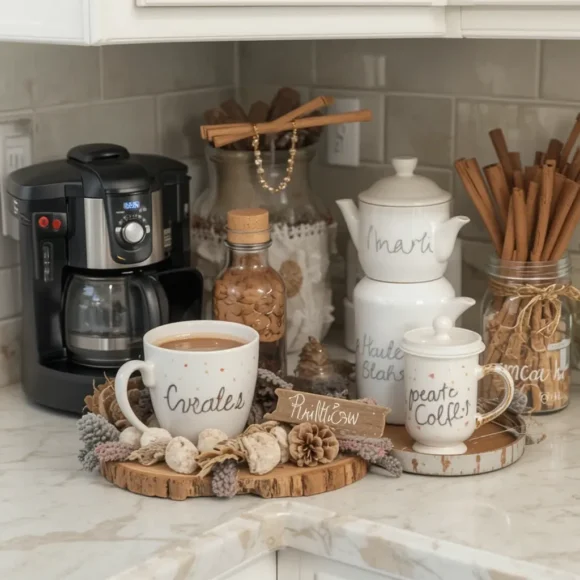 Set Up a Hot Cocoa or Coffee Station
