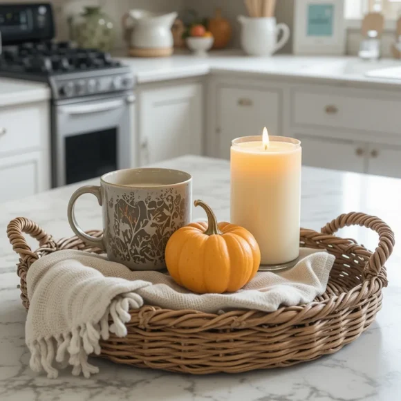 Style a Wicker Tray with Layers