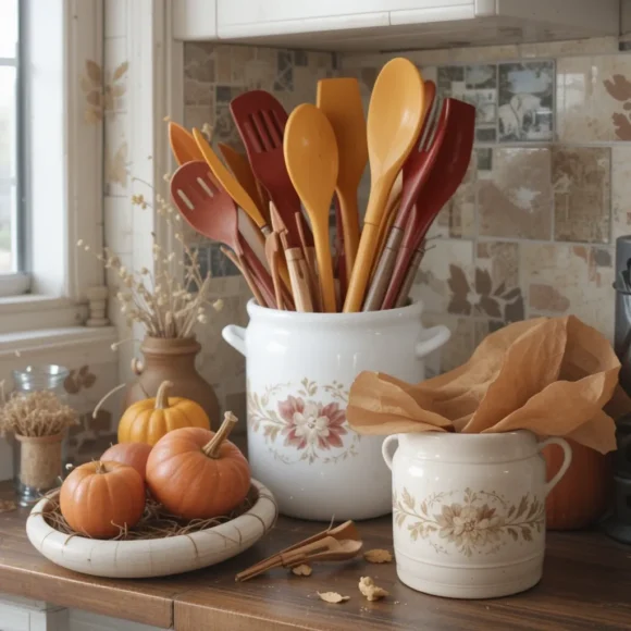 Use Harvest-Colored Utensils