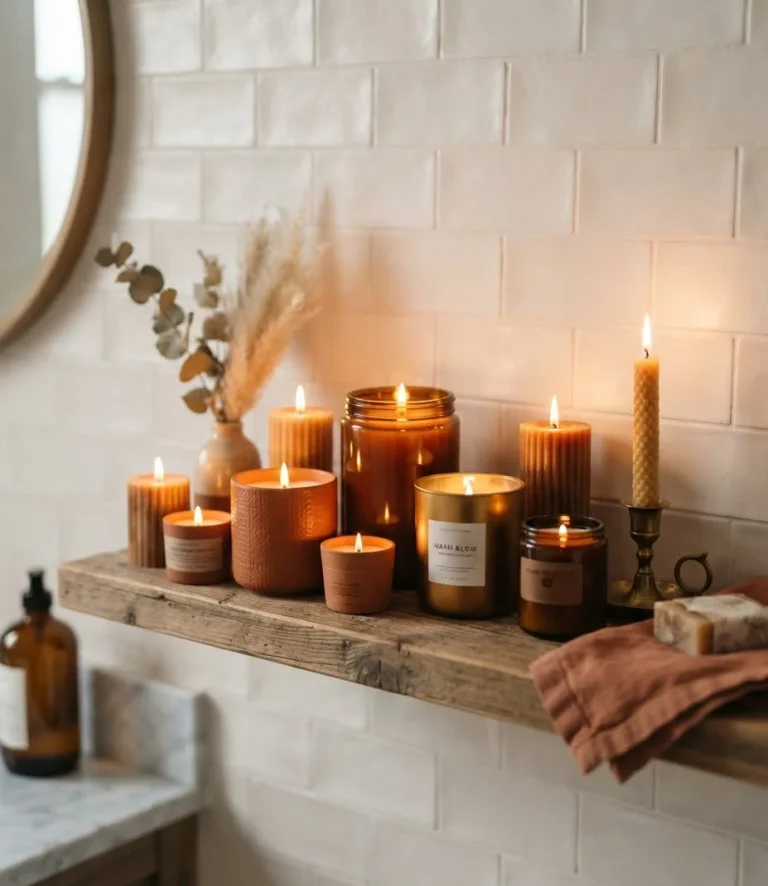 Warm-Toned Candles