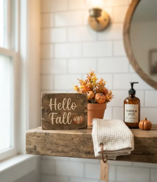 Wooden Fall Signs