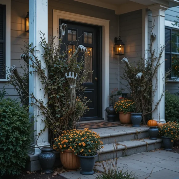 Zombie Arms Reaching from the Bushes