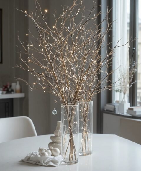 Branches in Vases for a Modern Twist