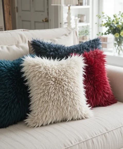 Furry or Faux Fur Cushions