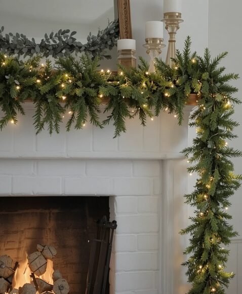 Greenery Garland with Soft Glow
