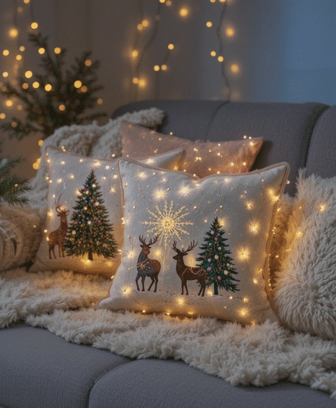 LED Light-Up Cushions