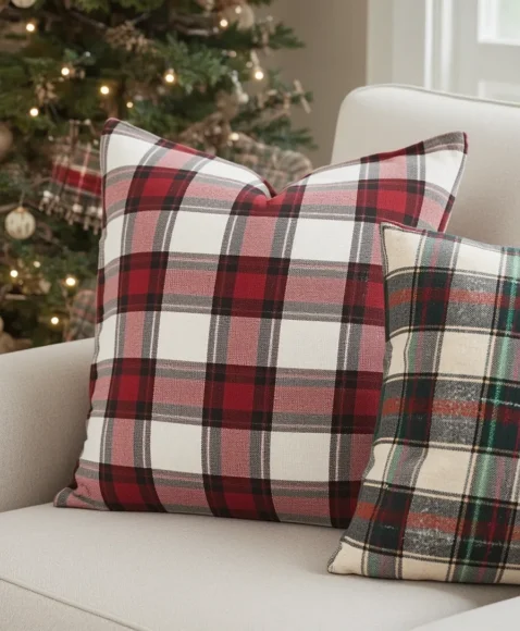 Plaid and Tartan Cushions