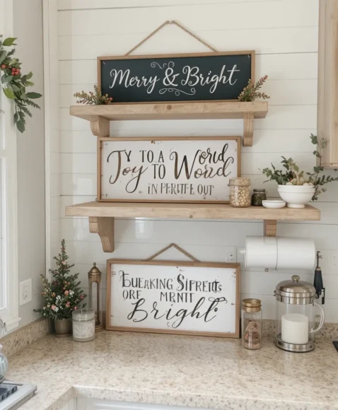 Christmas Signage