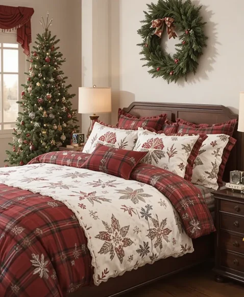 Christmas-Themed Bedding