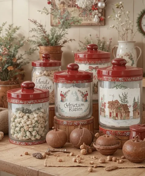 Christmas-Themed Canisters