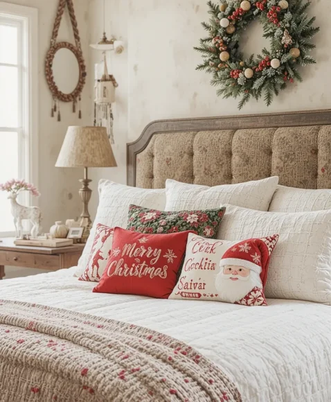 Christmas-Themed Pillows