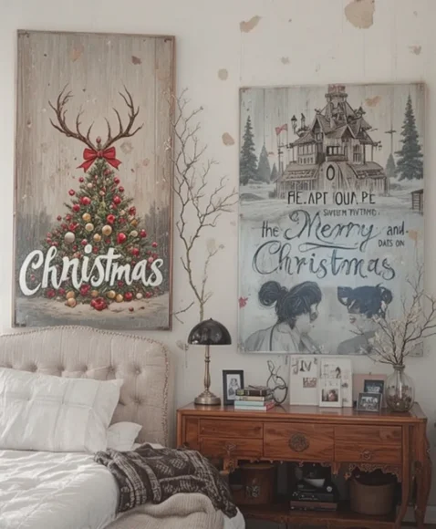 Christmas-Themed Wall Art