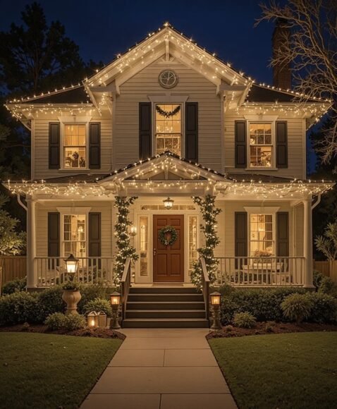 Classic White Lights for an Elegant Glow