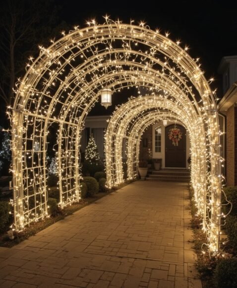 Driveway Arches of Lights