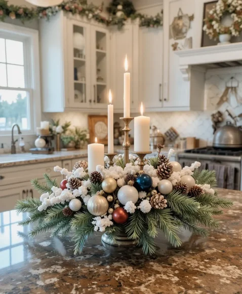 Festive Centerpiece for the Island
