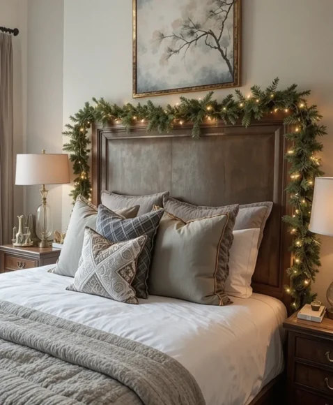 Stunning Christmas Decor Bedroom Ideas