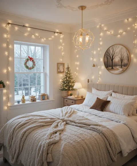 Hang String Lights on the Walls