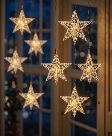 Hanging Star Light Ornaments
