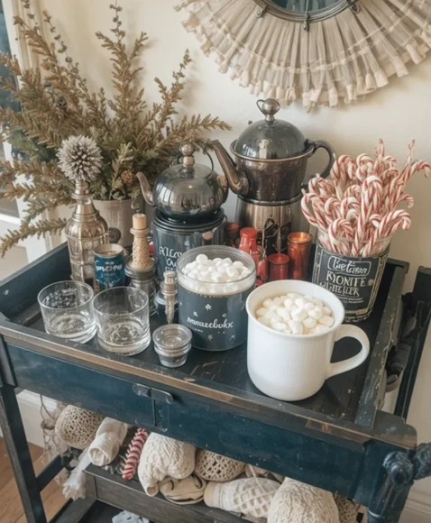 Hot Cocoa Bar Setup