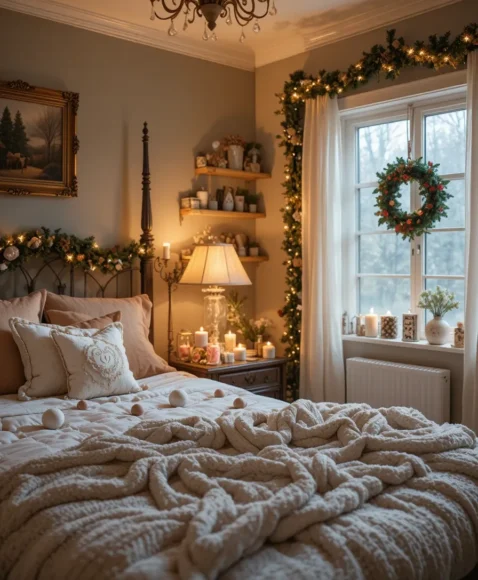 Warm Lighting with Lamps and Candles