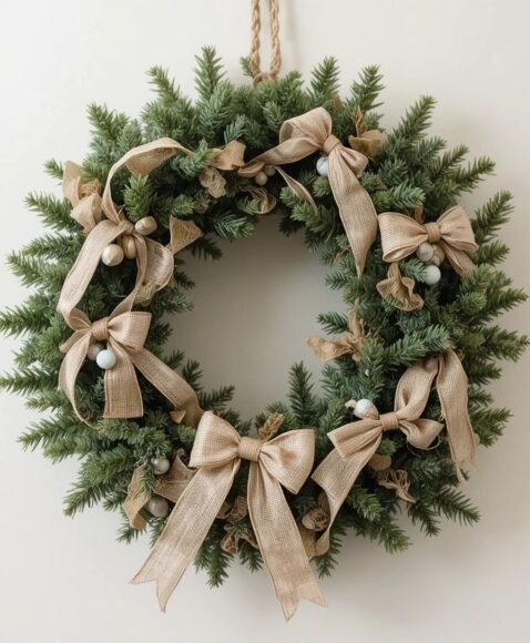 Burlap Ribbon Accents