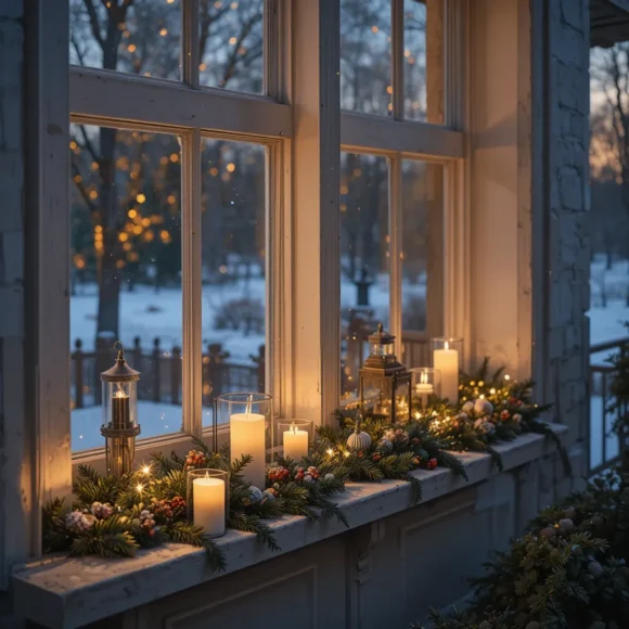 Candlelit Window Sills