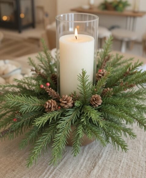 Cedar or Fir Centerpieces