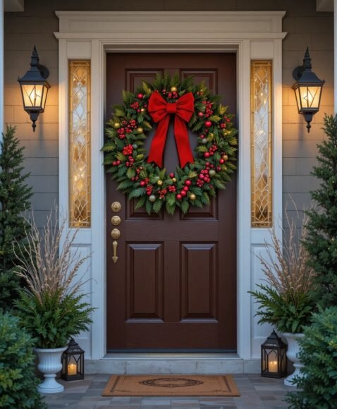 Christmas Wreath Entrance