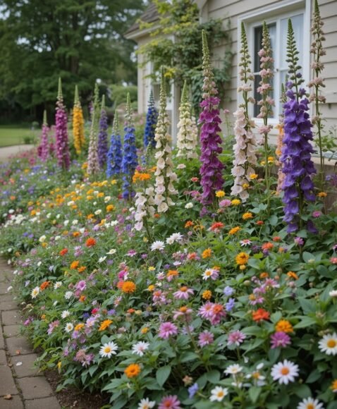 Color-Packed Flower Borders for Year-Round Charm