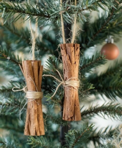 DIY Cinnamon Stick Ornaments
