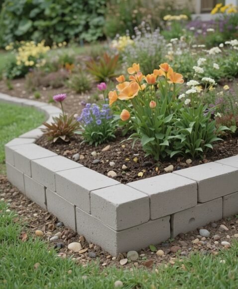 Decorative Concrete Edging for a Durable Touch