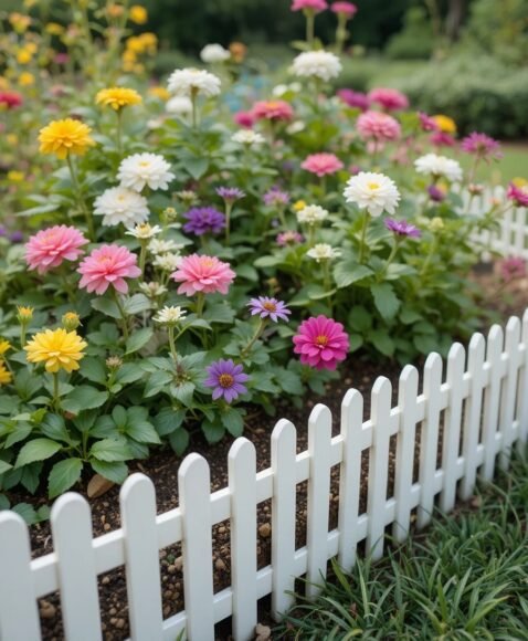 Decorative Fence Edging for a Cute Cottage Look