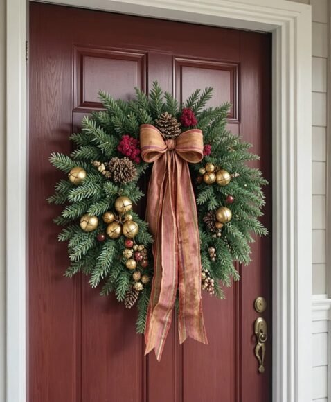 Door Swag with Bells