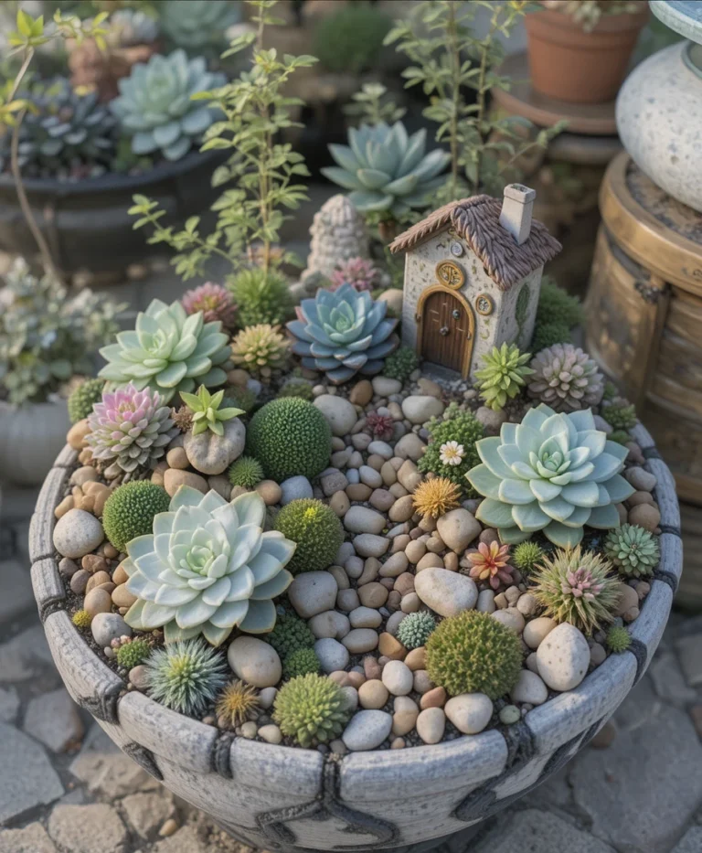 Succulent Rock Garden Ideas