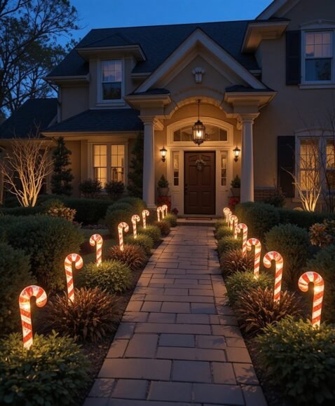 LED Pathway Lights to Guide Holiday Guests