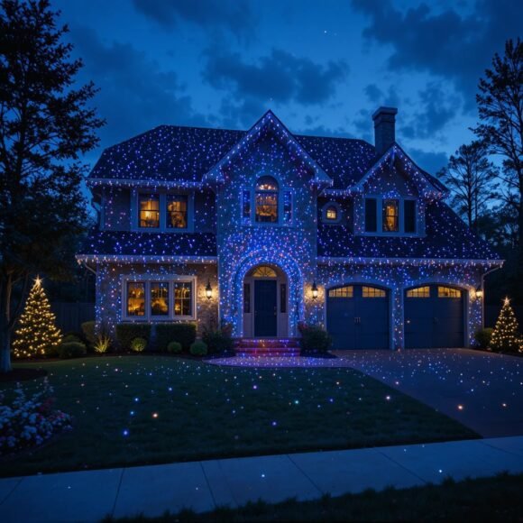 Laser Dot Projector for Easy Full-House Coverage