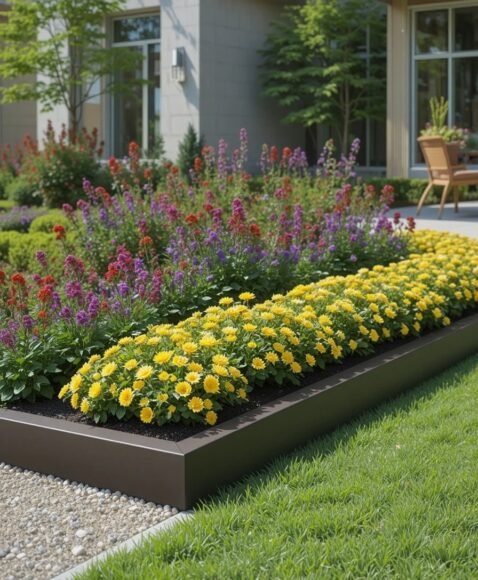 Metal Edging for Sharp, Modern Lines