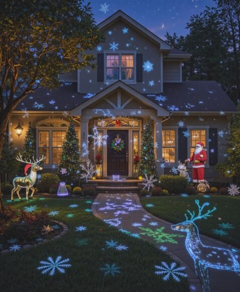 Projected Holiday Animations