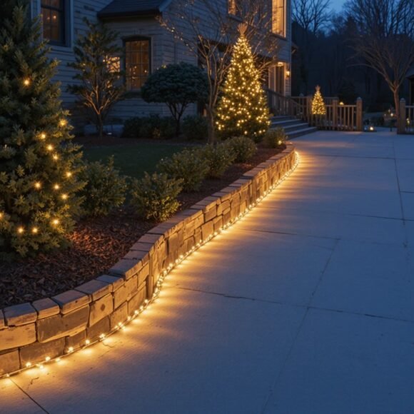 Rope Lights for Outlining Driveways and Decks