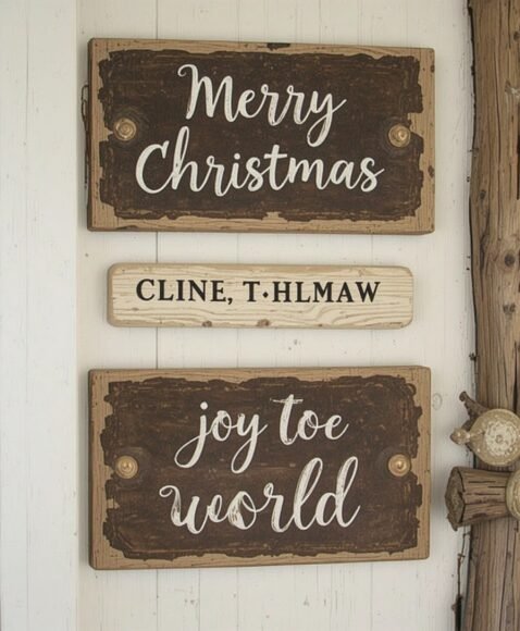 Rustic Wooden Signs