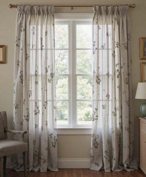 Soft Patterned Curtains
