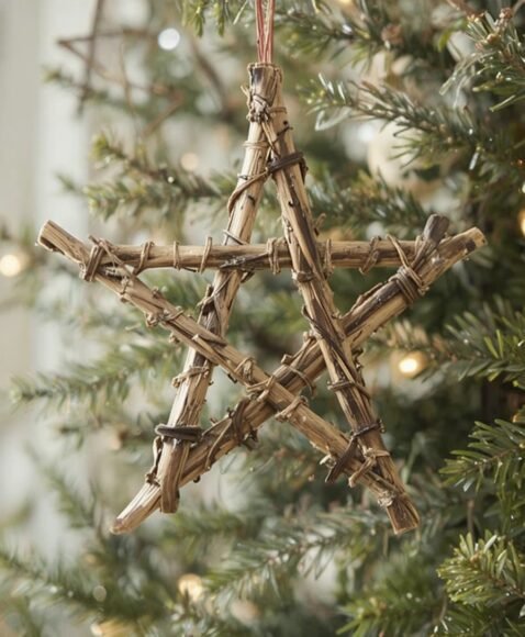 Twig Star Ornaments