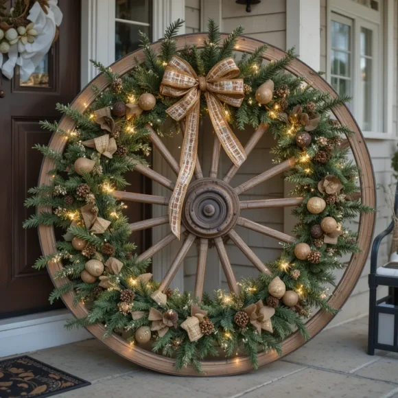 Wagon Wheel Decor
