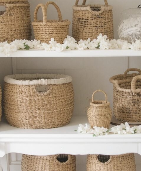 Woven Baskets and Natural Storage