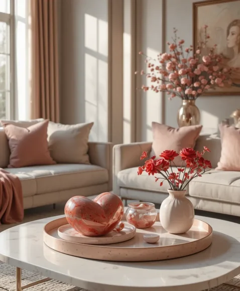 Heart-Shaped Decorative Accents