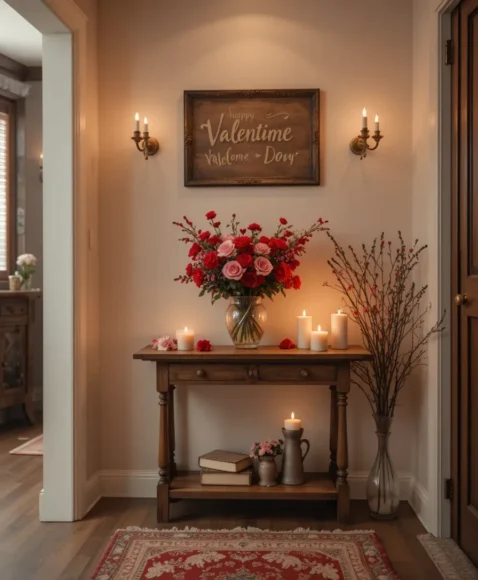 Romantic Entryway Styling