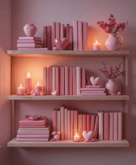 Valentine Shelf Styling