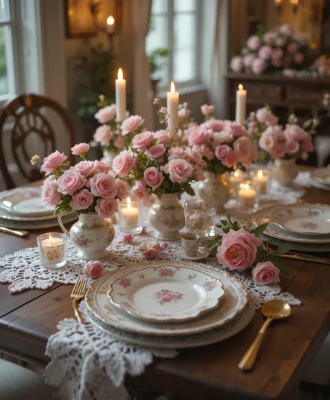 Vintage-Inspired Romantic Table